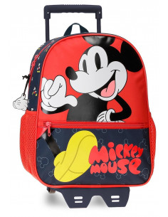 MOCHILA ADAP. 28CM. C/CARRO. MINNIE MOUSE WILD NATURE